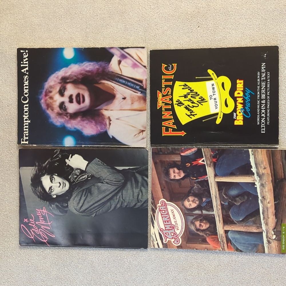 Lot of 4 Music and Lyrics books